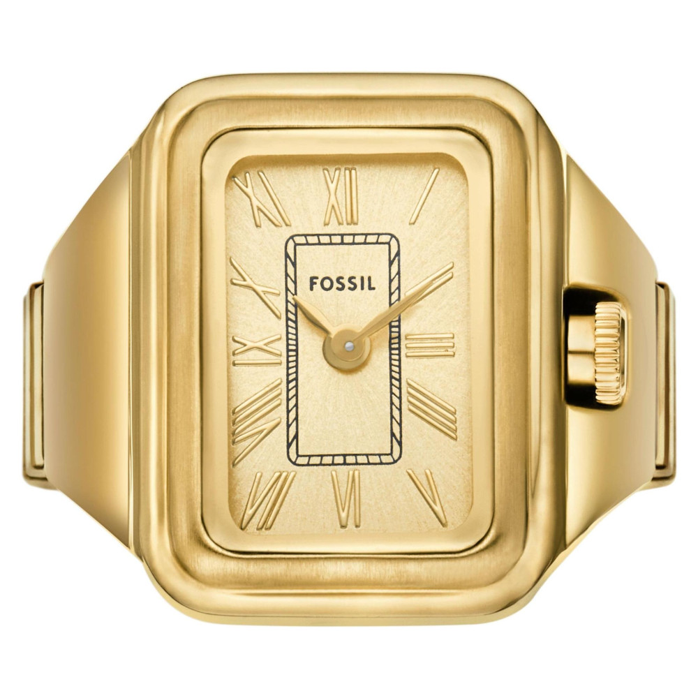 Fossil ES5343 Ring Gold Stainless Steel 14mm - zegarek damski 9