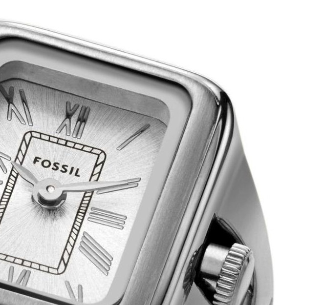 Fossil ES5344 Ring Stainless Steel 14mm - zegarek damski 5