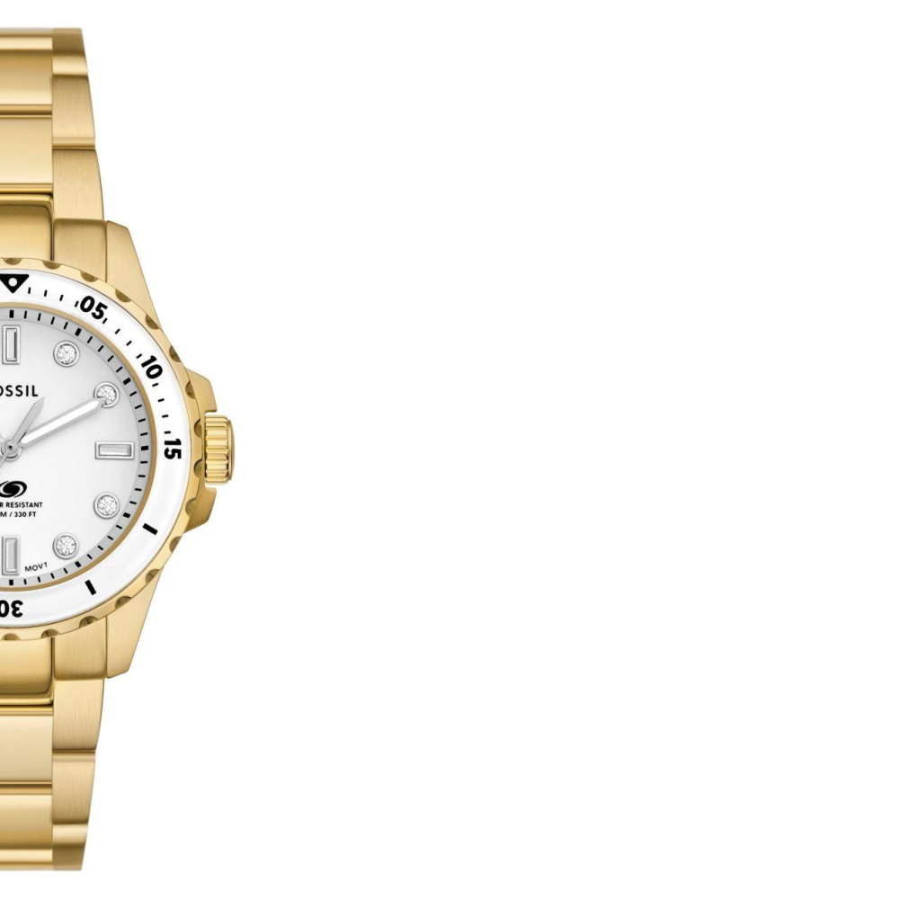Fossil ES5350 BLUE DIVE Gold Stainless Steel 36mm - zegarek damski 6