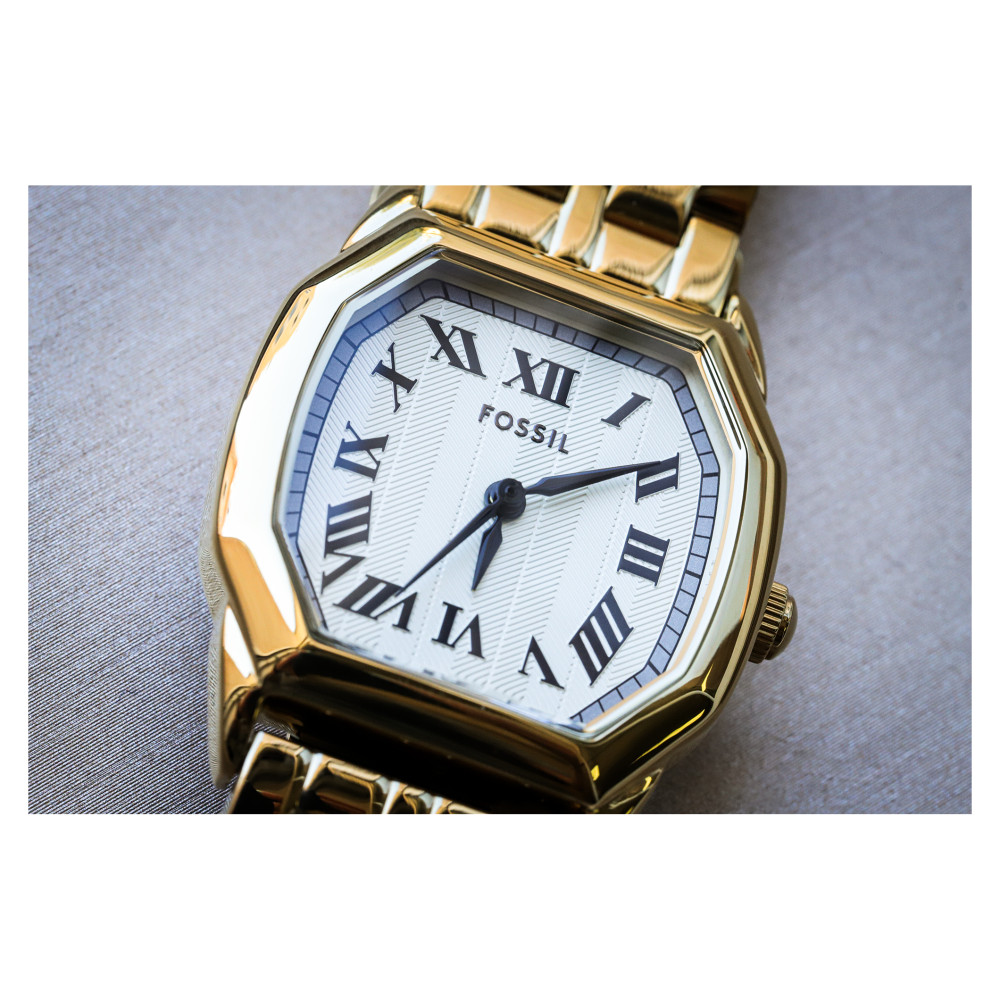 Fossil ES5361 HARLOW Gold Stainless Steel 27mm - zegarek damski 11