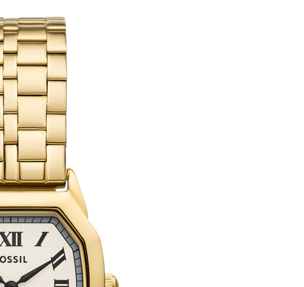 Fossil ES5361 HARLOW Gold Stainless Steel 27mm - zegarek damski 5