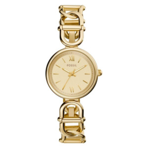 Fossil ES5375 Three-Hand Gold-Tone Stainless Steel - zegarek damski