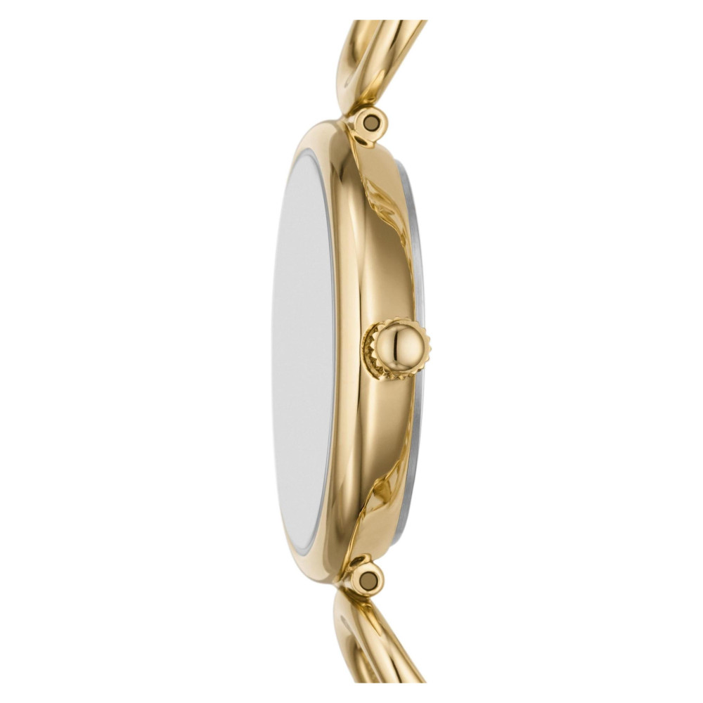 Fossil ES5375 Three-Hand Gold-Tone Stainless Steel - zegarek damski 8