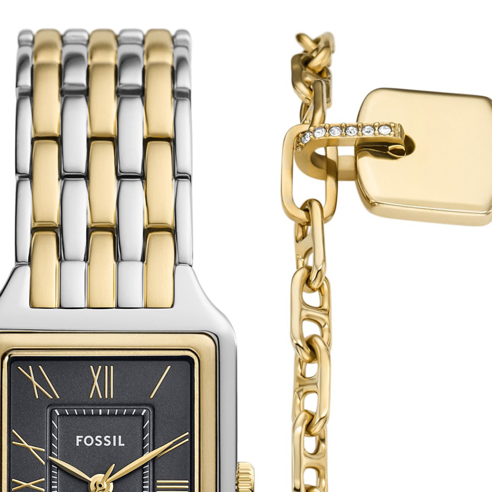 Fossil ES5376SET Bicolor Stainless Steel 23mm - zegarek damski 3