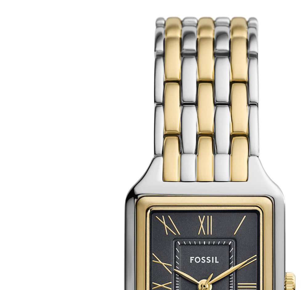 Fossil ES5376SET Bicolor Stainless Steel 23mm - zegarek damski 4