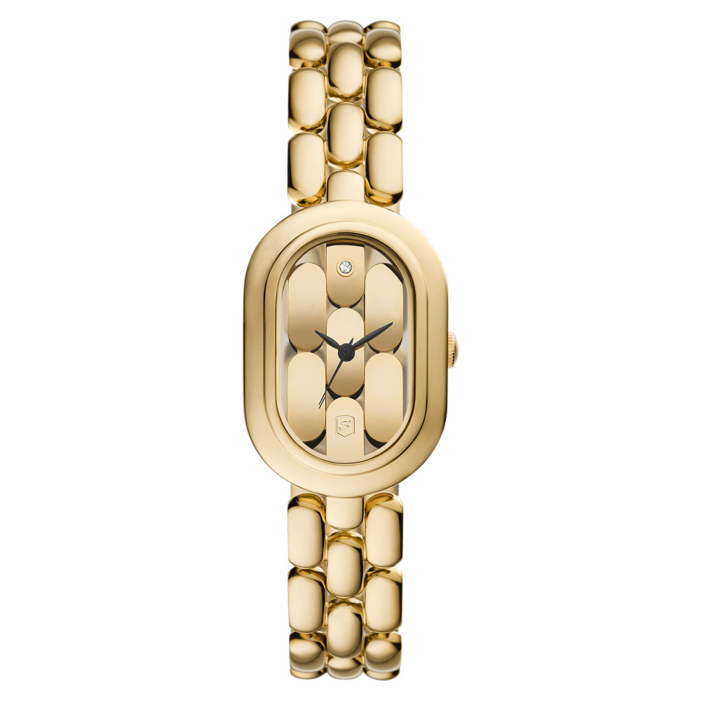 Fossil ES5380 Sloan Gold-Tone Stainless Steel 24mm - zegarek damski 1