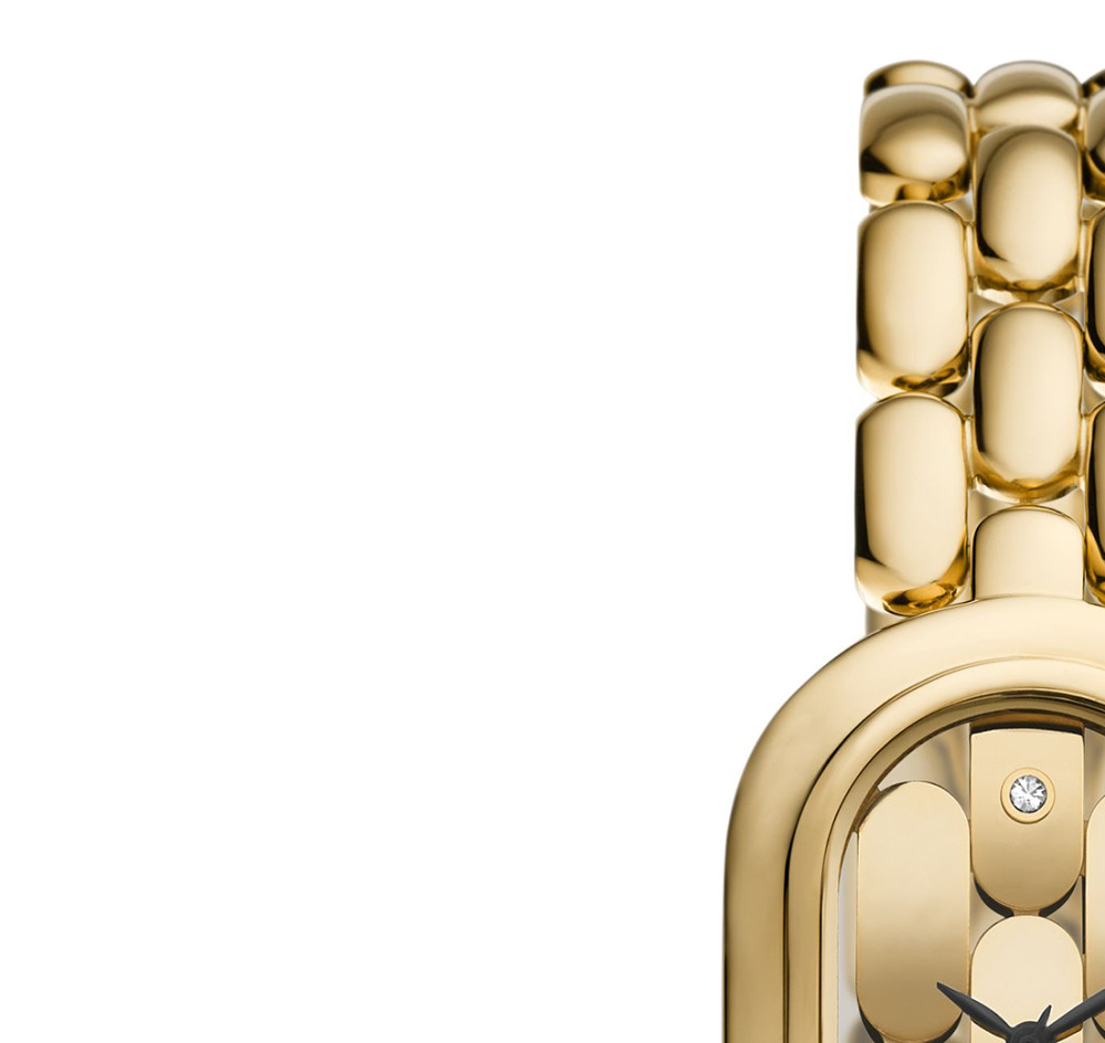 Fossil ES5380 Sloan Gold-Tone Stainless Steel 24mm - zegarek damski 4