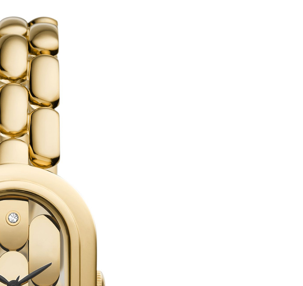Fossil ES5380 Sloan Gold-Tone Stainless Steel 24mm - zegarek damski 5