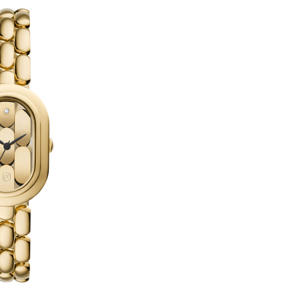 Fossil ES5380 Sloan Gold-Tone Stainless Steel 24mm - zegarek damski 6