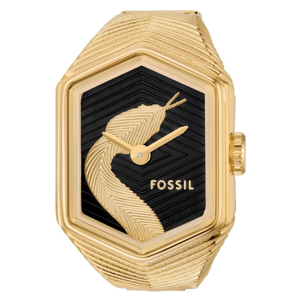 Fossil ES5382 Watch Ring Two-Hand Gold-Tone Stainless Steel - zegarek damski 1