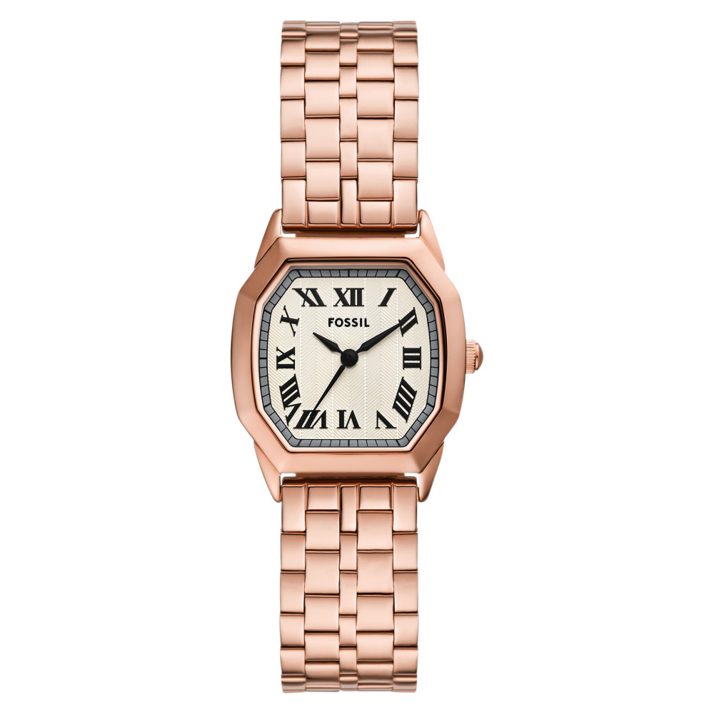 Fossil ES5386 Rose Gold Stainless Steel 27mm - zegarek damski 1