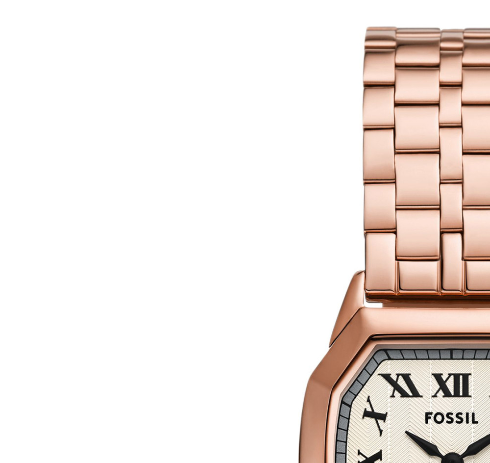 Fossil ES5386 Rose Gold Stainless Steel 27mm - zegarek damski 4