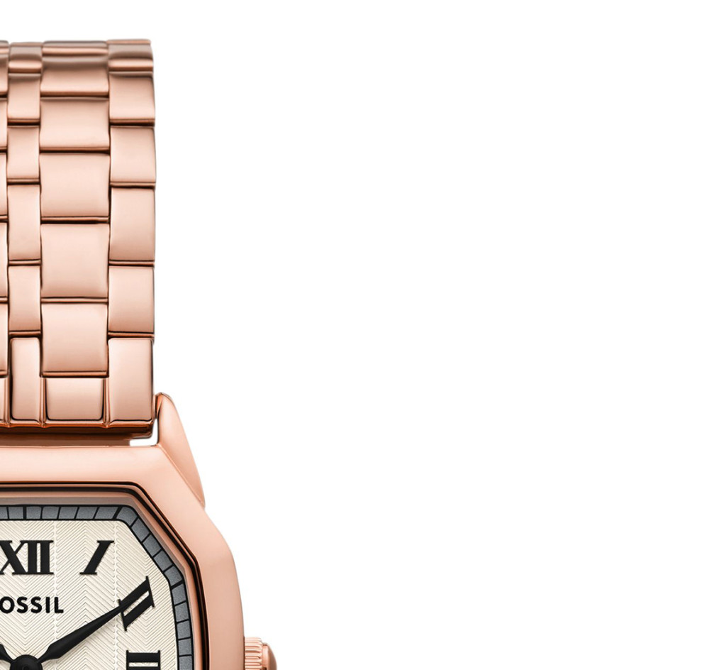 Fossil ES5386 Rose Gold Stainless Steel 27mm - zegarek damski 5