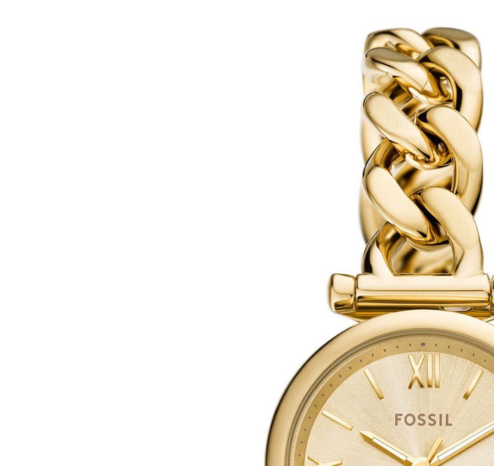 Fossil ES5387SET Gold Stainless Steel Gift Set 28mm - zegarek damski 4