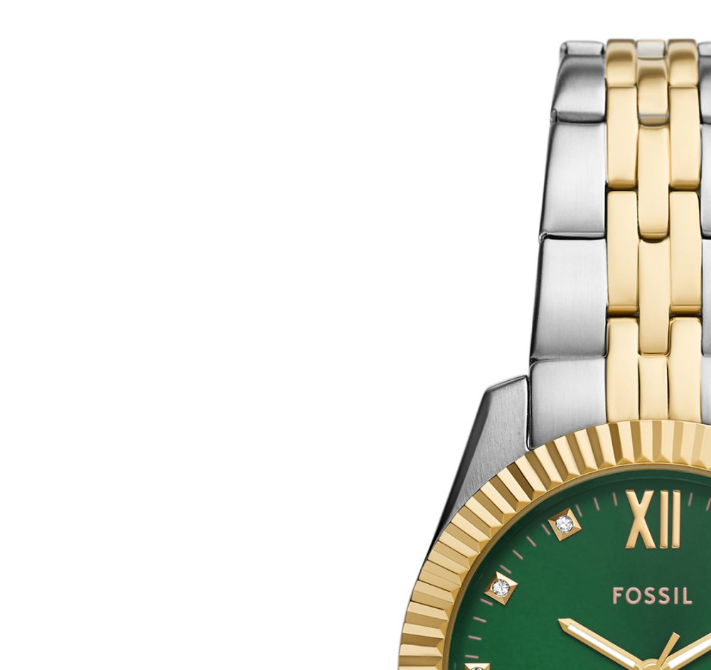 Fossil ES5388 Bicolor Stainless Steel 31mm - zegarek damski 4