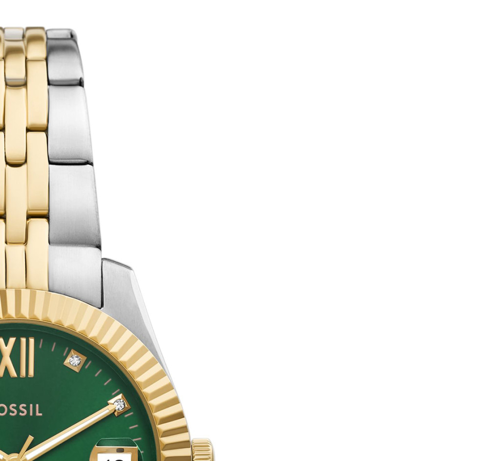 Fossil ES5388 Bicolor Stainless Steel 31mm - zegarek damski 5