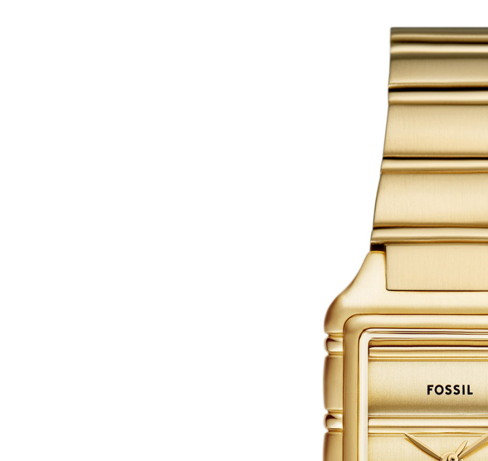 Fossil ES5389 RAQUEL Gold Stainless Steel 23mm - zegarek damski 4