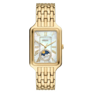 Fossil ES5398 Raquel Sun Moon Gold Stainless Steel 29mm - zegarek damski