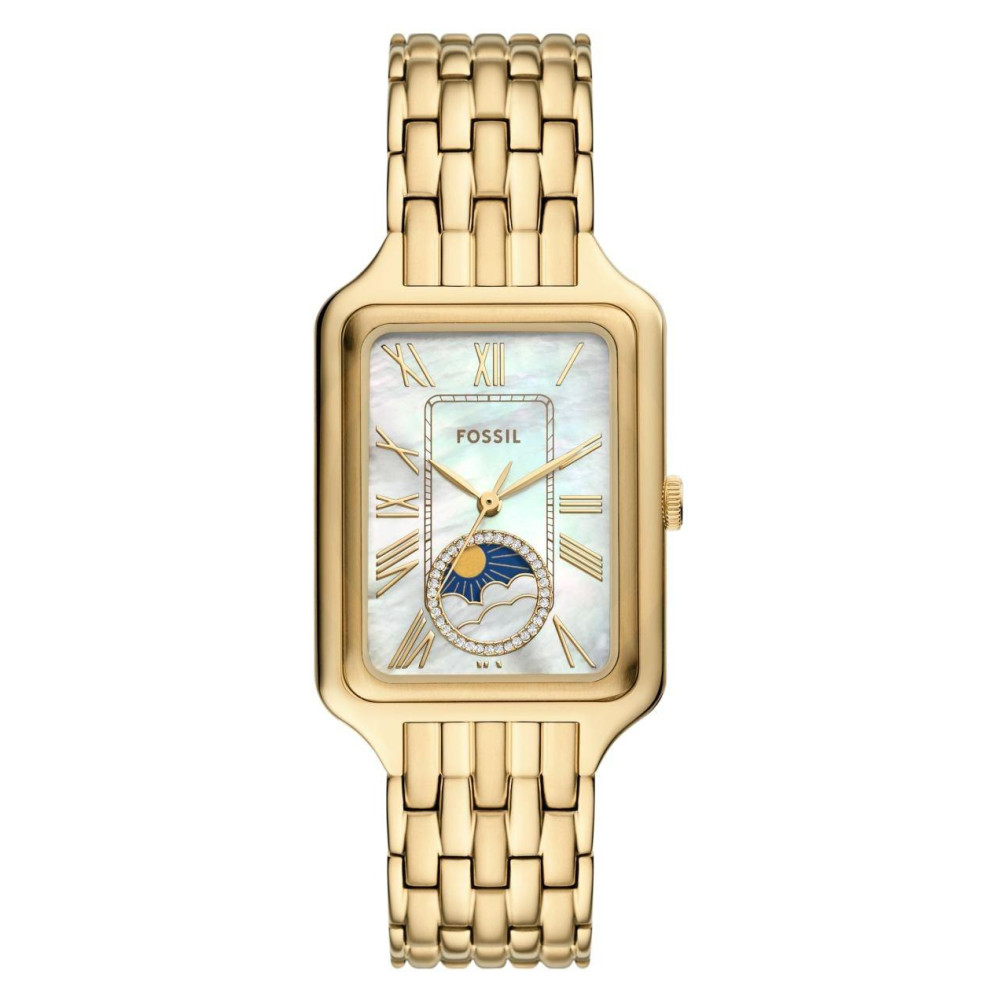 Fossil ES5398 Raquel Sun Moon Gold Stainless Steel 29mm - zegarek damski 1
