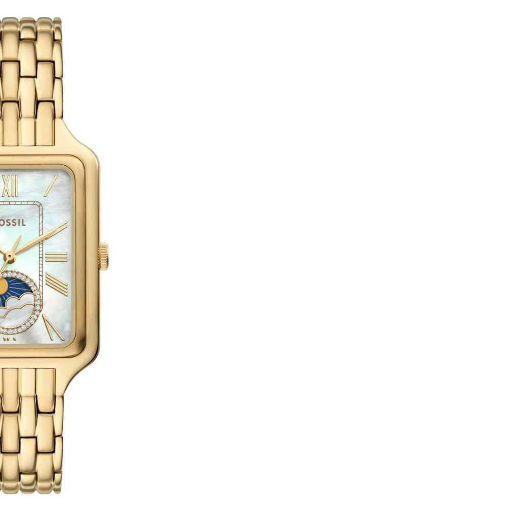 Fossil ES5398 Raquel Sun Moon Gold Stainless Steel 29mm - zegarek damski 6