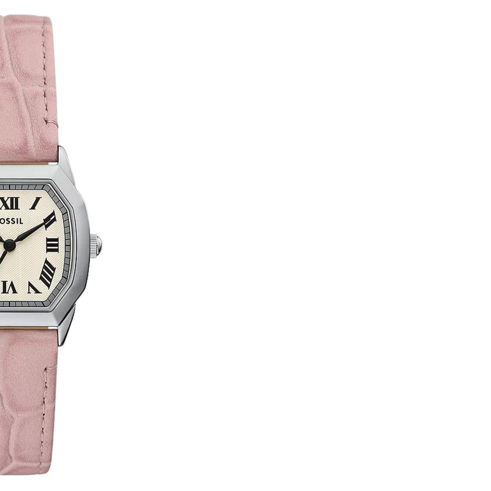 Fossil ES5406 Harlow Pink Leather Strap 27mm - zegarek damski 6