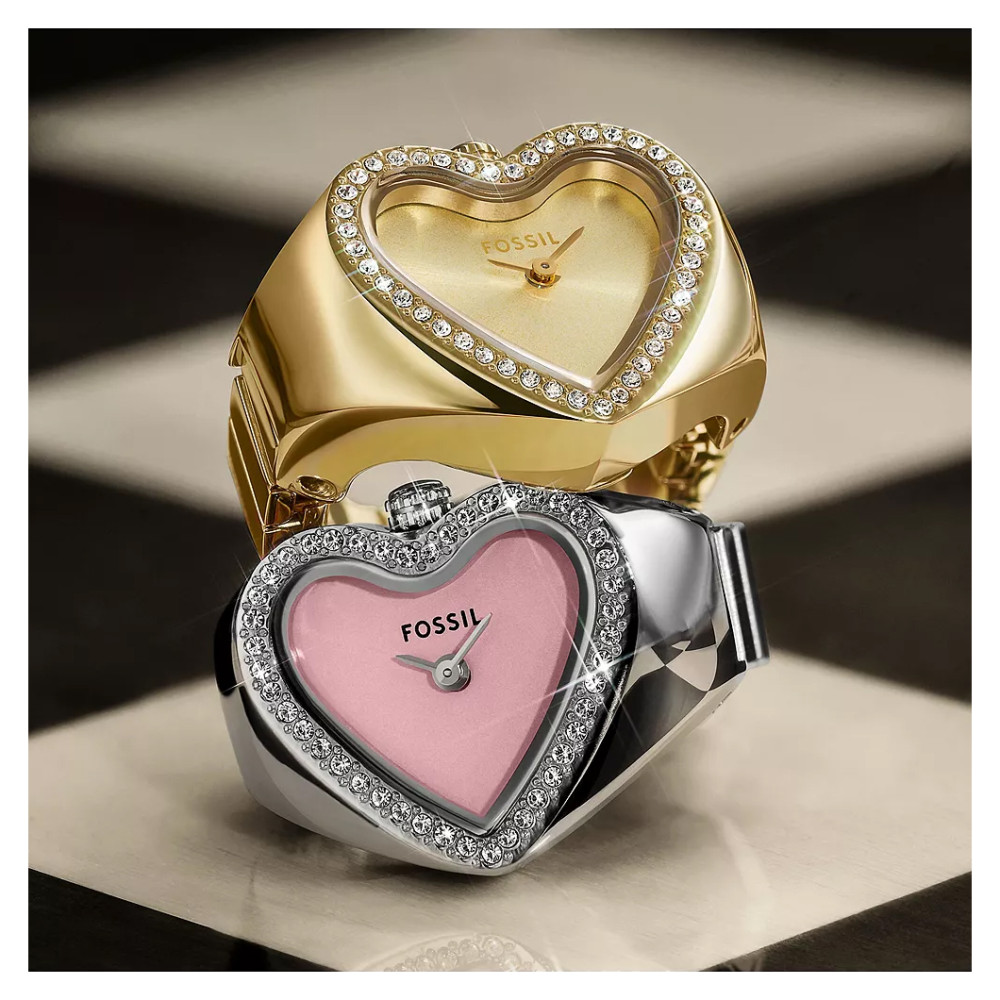 Fossil ES5408 Ring Stainless Steel 18mm - zegarek damski 10