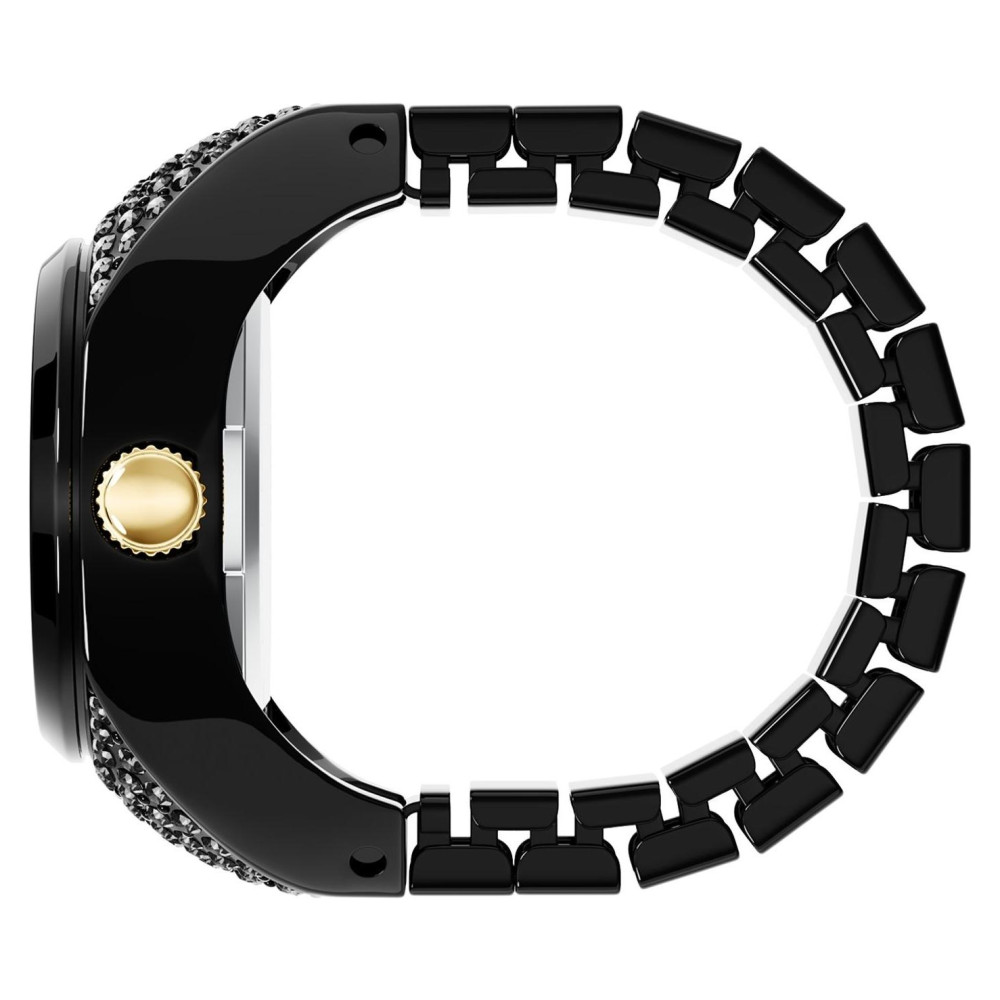 Fossil ES5449 w formie pierścionka w kolorze czarnym - zegarek damski 8