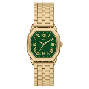 Fossil ES5451 HARLOW Green Gold - zegarek damski