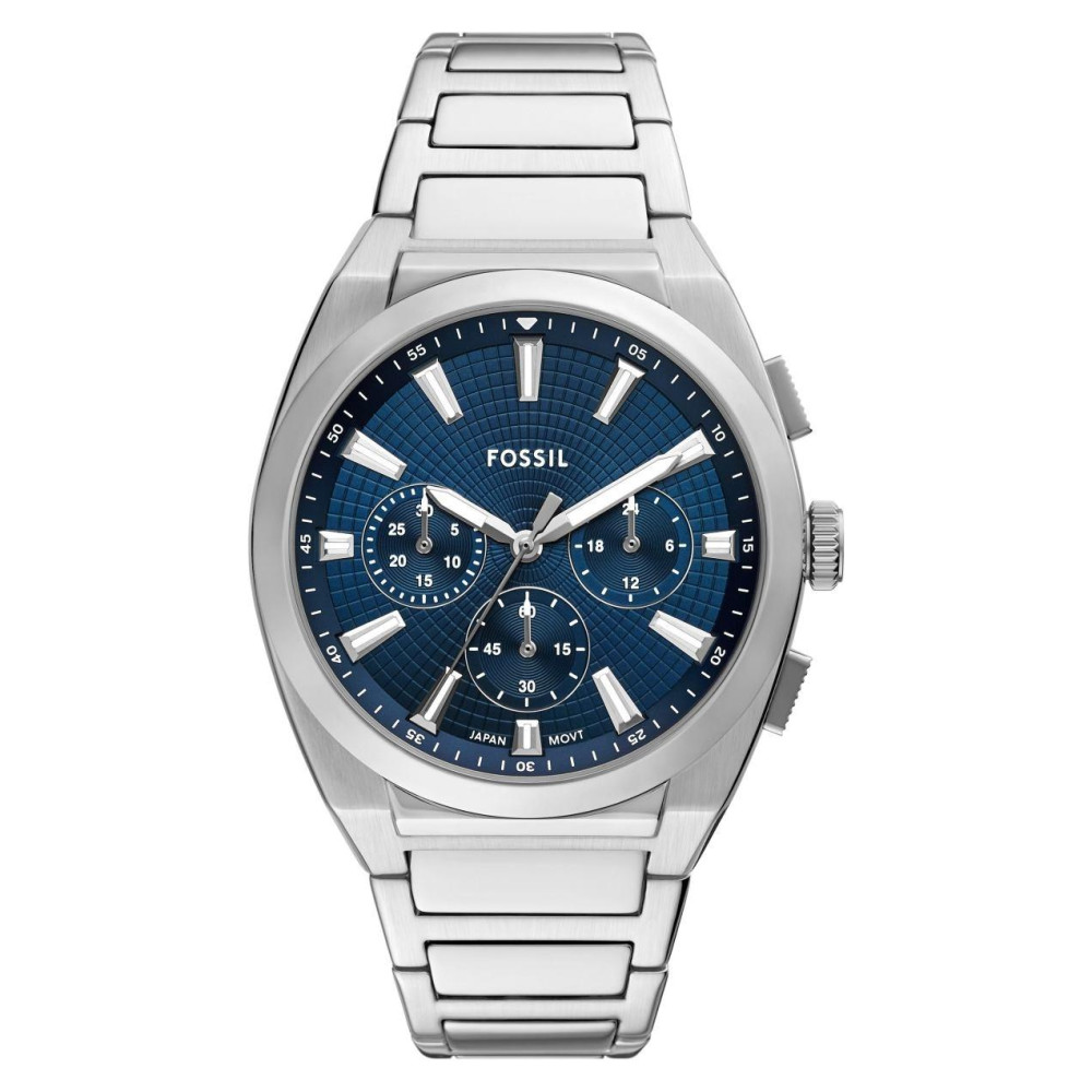 Fossil FS6104 Everett Chronograph Stainless Steel 44mm - zegarek męski 1