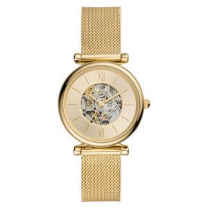 Fossil ME3250 CARLIE Gold Stainless Steel 35mm - zegarek damski