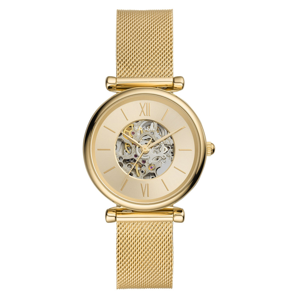 Fossil ME3250 CARLIE Gold Stainless Steel 35mm - zegarek damski 1