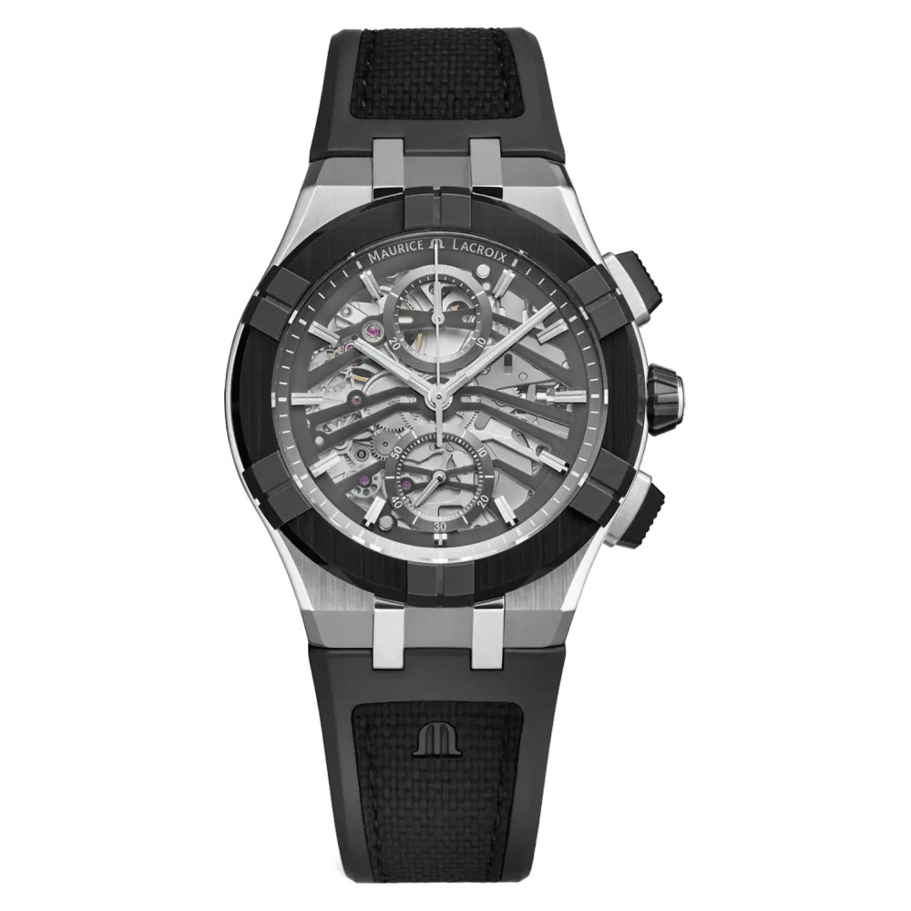 Maurice Lacroix Aikonic Automatic Chronograph Skeleton AC8018-SSL20-030-2 - zegarek męski 1