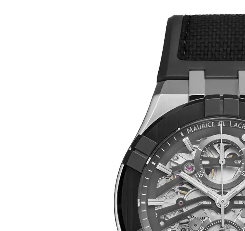 Maurice Lacroix Aikonic Automatic Chronograph Skeleton AC8018-SSL20-030-2 - zegarek męski 4