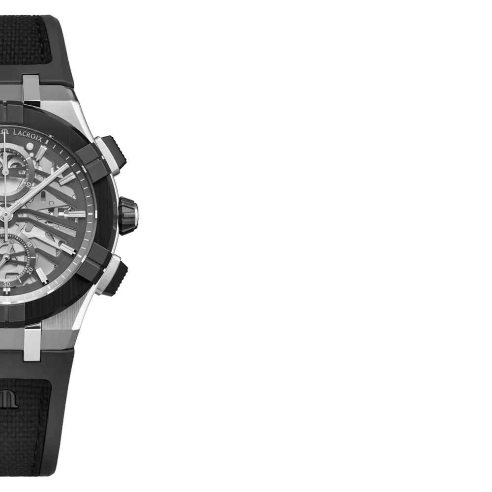 Maurice Lacroix Aikonic Automatic Chronograph Skeleton AC8018-SSL20-030-2 - zegarek męski 6