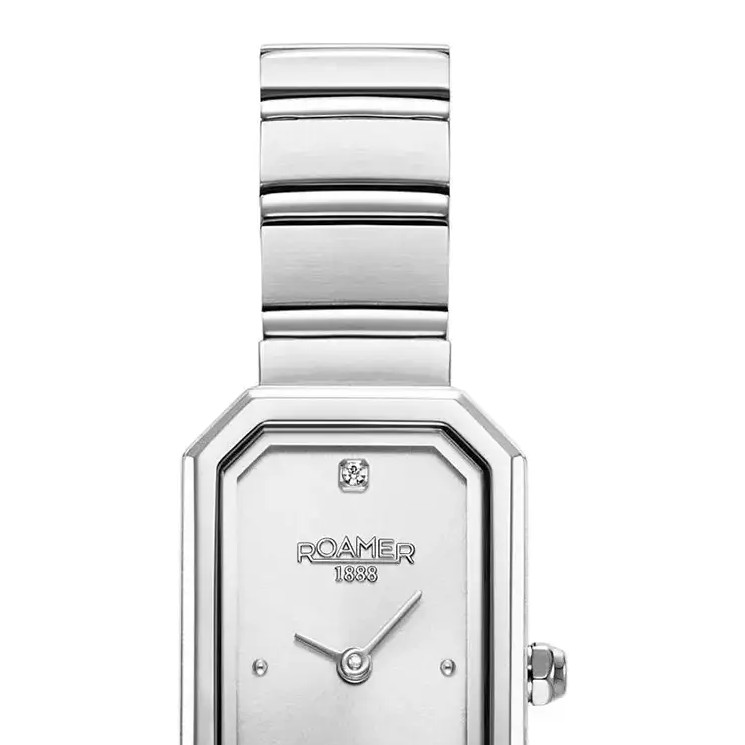 Roamer Olivia Diamond 627845 41 19 20 z diamentem na tarczy - zegarek damski 3