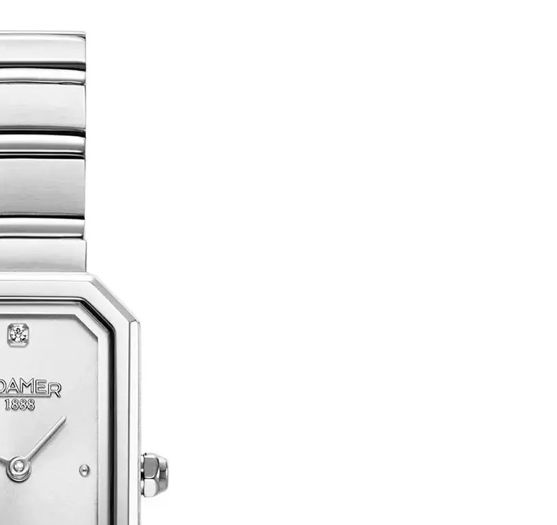 Roamer Olivia Diamond 627845 41 19 20 z diamentem na tarczy - zegarek damski 5