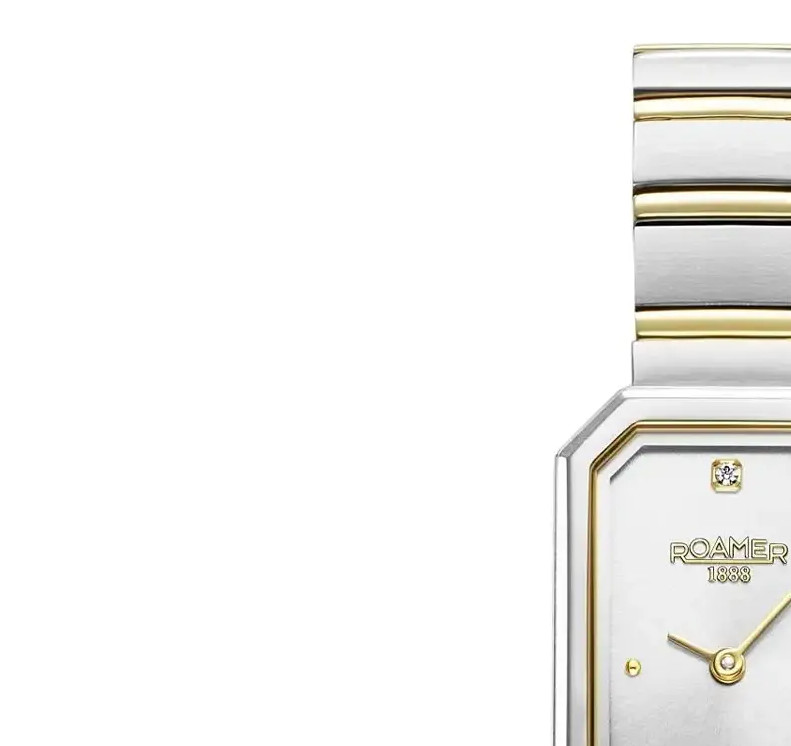 Roamer Olivia Diamond 627845 47 19 20 z diamentem na tarczy - zegarek damski 4