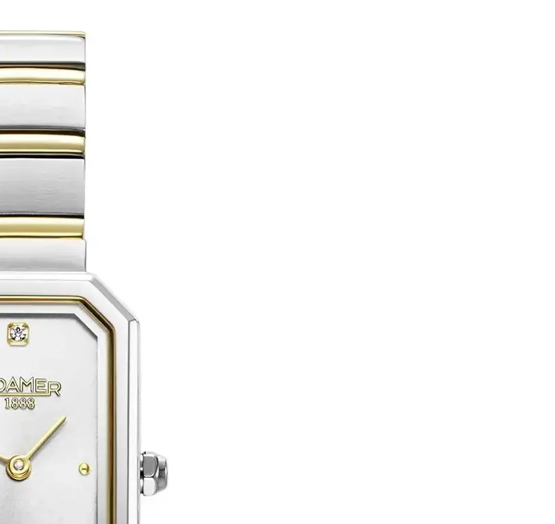 Roamer Olivia Diamond 627845 47 19 20 z diamentem na tarczy - zegarek damski 5