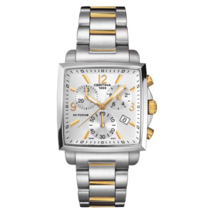 Certina C001.317.22.037.00 DS Podium Lady Square Chrono - zegarek damski
