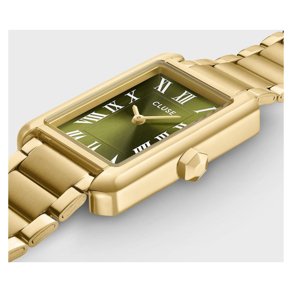 Cluse CW15007 Belisenna Steel Olive Gold - zegarek damski 7