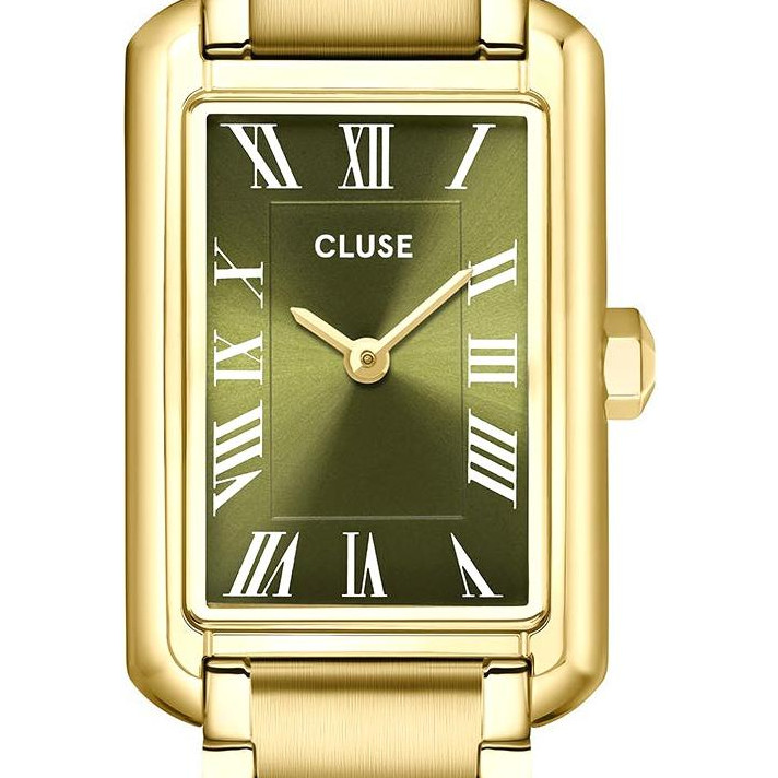 Cluse CW15007 Belisenna Steel Olive Gold - zegarek damski 2