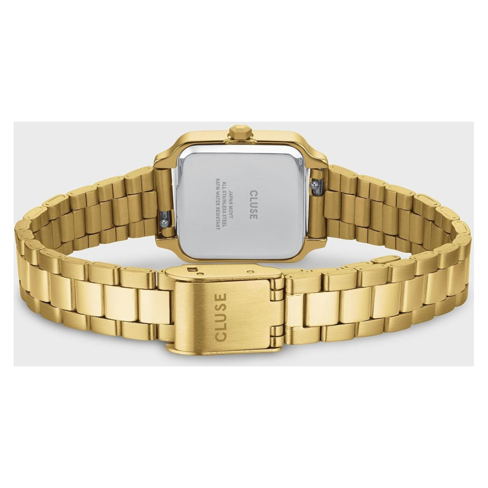 Cluse CW15505 Gracieuse Mini Steel Sage Green Gold - zegarek damski 8
