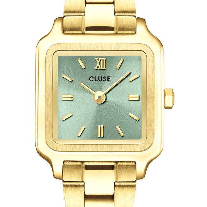 Cluse CW15505 Gracieuse Mini Steel Sage Green Gold - zegarek damski 2