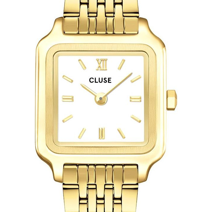 Cluse CW15506 Gracieuse Mini Steel White Gold - zegarek damski 2