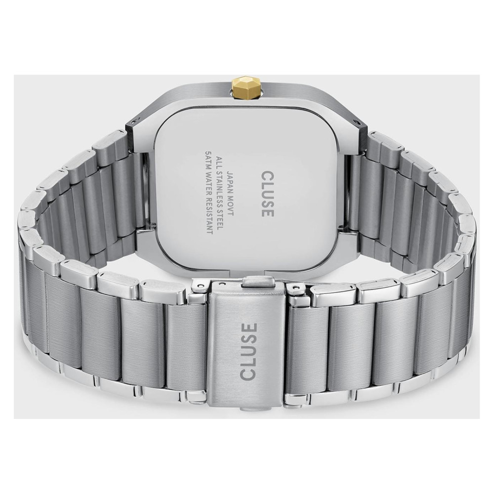 Cluse CW26201 Quadrus Multifunction Steel Silver Two Tone - zegarek męski 8