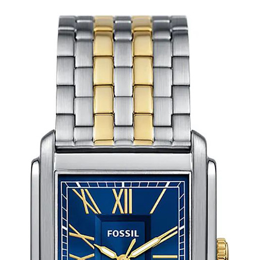 Fossil FS6010 CARRAWAY Bicolor Stainless Steel 30mm - zegarek męski 3