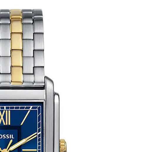 Fossil FS6010 CARRAWAY Bicolor Stainless Steel 30mm - zegarek męski 5