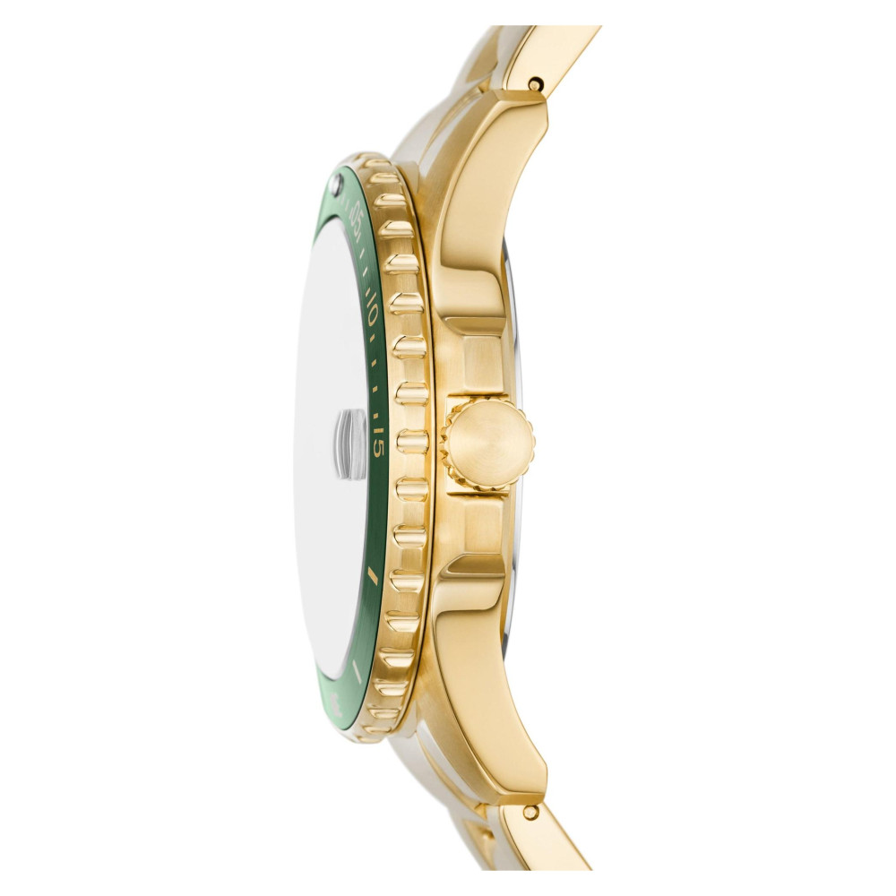 Fossil FS6030 BLUE Gold Stainless Steel 42mm - zegarek męski 7