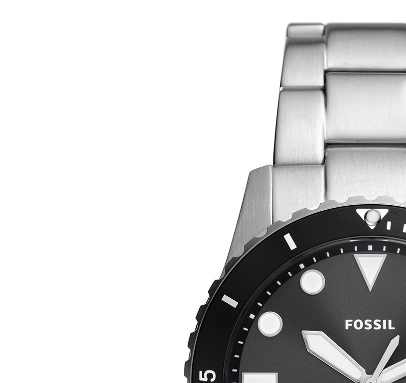 Fossil FS6032 BLUE Stainless Steel 42mm - zegarek męski 4