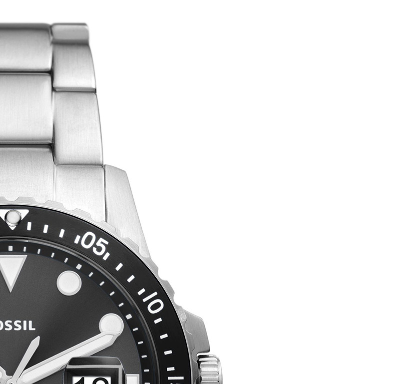 Fossil FS6032 BLUE Stainless Steel 42mm - zegarek męski 5